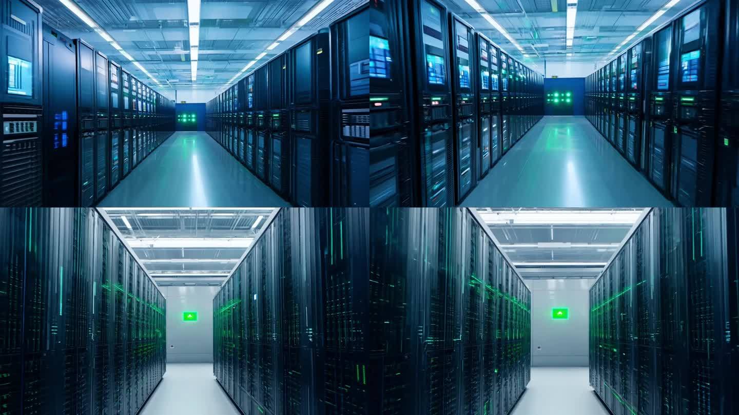 大數(shù)據(jù)服務(wù)器房中_綠色指示燈在機(jī)器間閃_視頻素材下載_編號(hào):32377839_光廠(VJ師網(wǎng)) www.vjshi.com